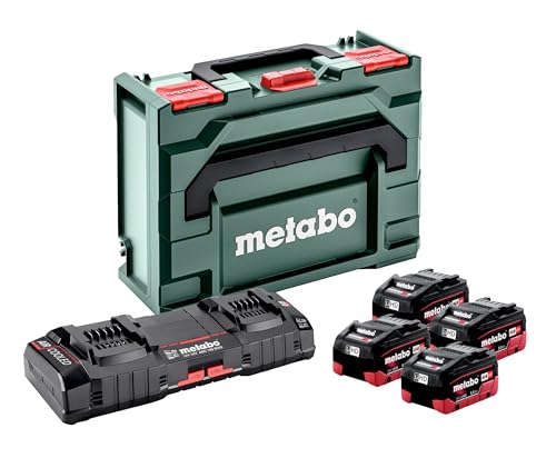 metabo-basis-set-4x-lihd-5-5-ah-18v-akkupacks-mit-asc-145-duo-ladeger-t-in-metab image 2