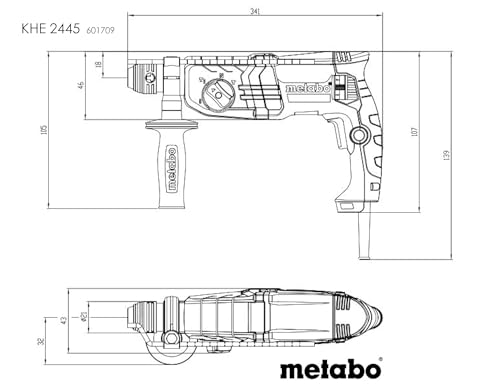 metabo-kombihammer-khe-2445-netz-kombihammer-mit-sds-plus-hammerbohren-bohren-un image 6