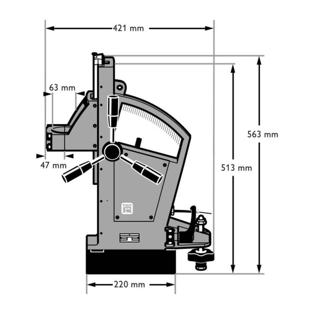 fein-mbs-32-f-magnetbohrst-nder-mit-pr-zisions-bohrspindel-18-000-n-haltekraft image 2