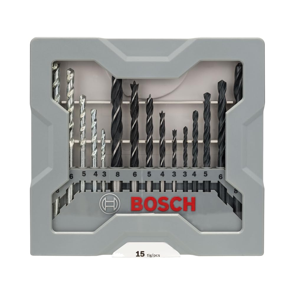 bosch-15tlg-bohrer-set-f-r-holz-stein-und-metall-3-8-mm-spiralbohrer-cyl-1-stein image 2