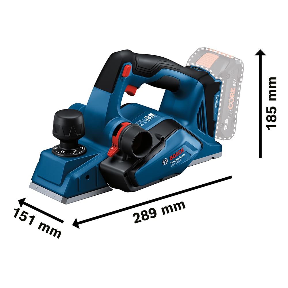 bosch-professional-18v-system-gho-18v-26-akku-hobel-b-rstenloser-motor-82-mm-hob image 2