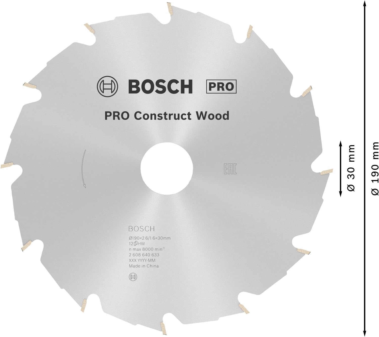 bosch-professional-kreiss-geblatt-construct-wood-190-x-30-x-2-6-mm-12-z-hne-holz image 3