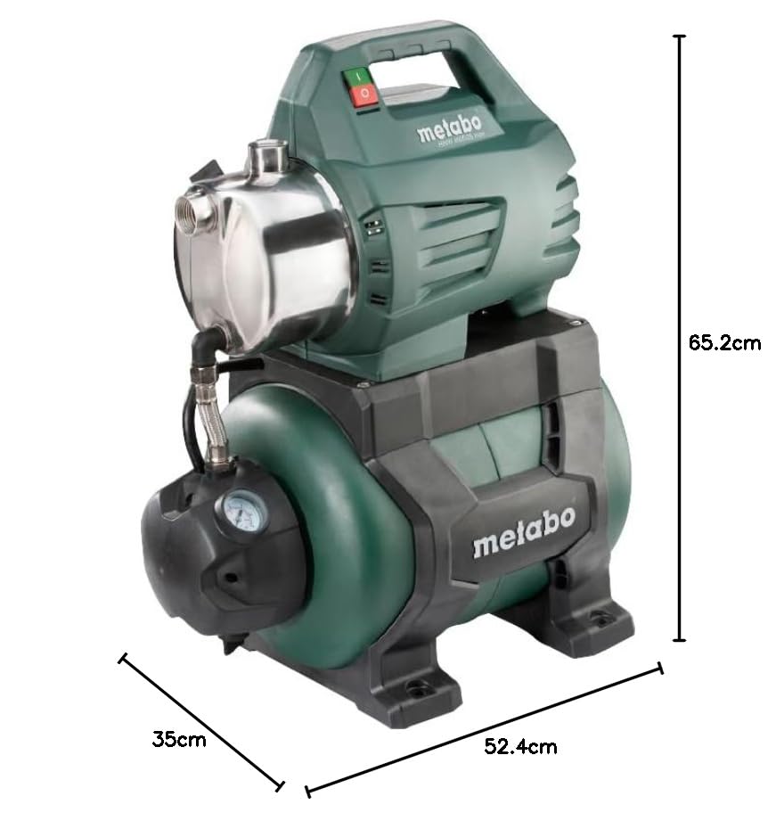 metabo-hww-4500-25-inox-hauswasserwerk-1300-w-pumpe-4500-l-h-4-8-bar-24-l-tank image 5
