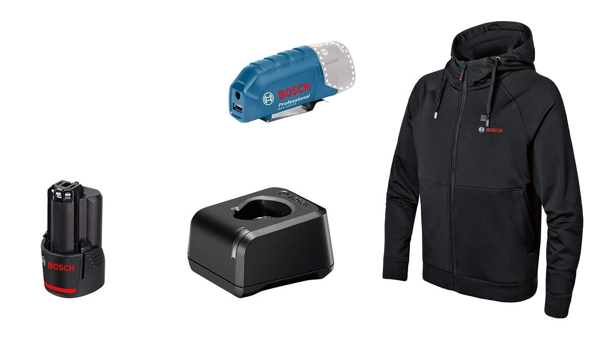 bosch-professional-beheizbare-sweatjacke-ghh-12-18v-xa-gr-e-m-inkl-usb-ladeadapt image 6