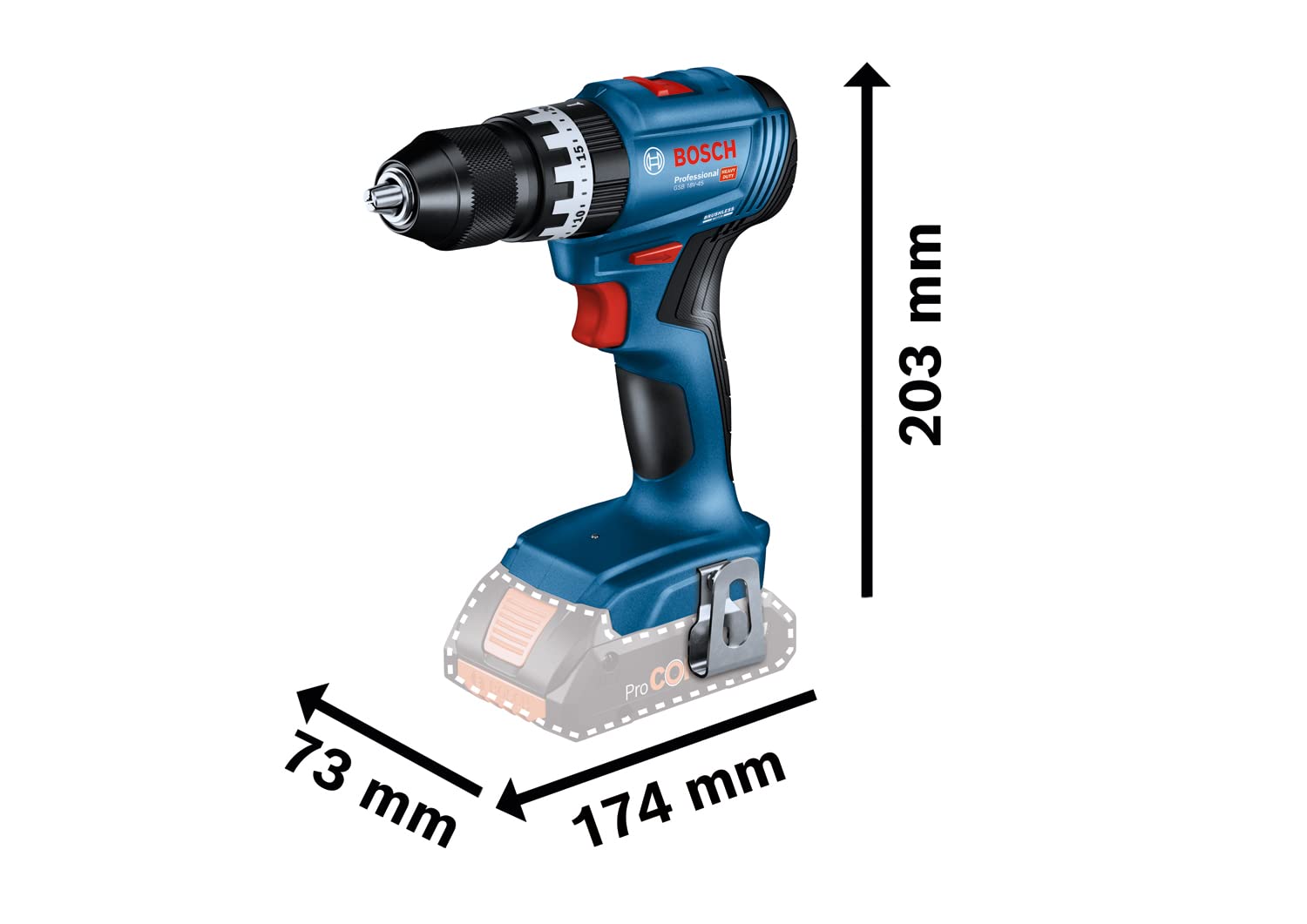 bosch-professional-gsb-18v-45-akku-schlagbohrschrauber-18v-system-b-rstenlos-2x- image 3