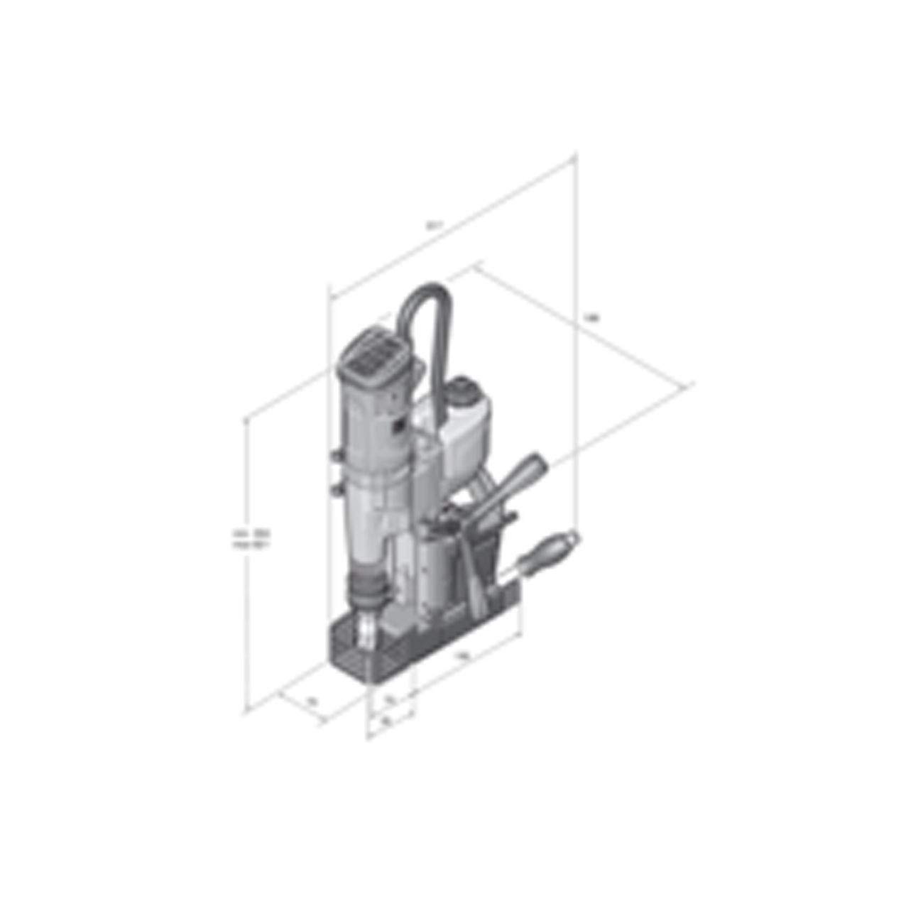 fein-kbu-35-pq-universal-magnet-kernbohrmaschine-bis-35-mm-1-gang-permanent-magn image 4