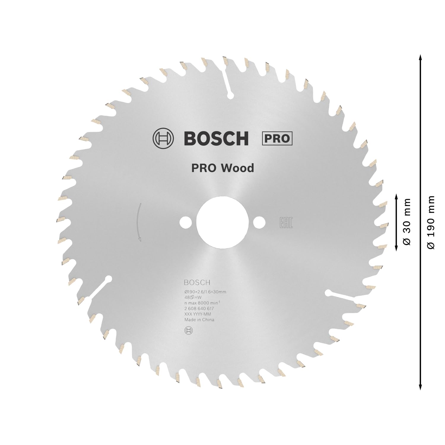 bosch-professional-kreiss-geblatt-standard-for-optiline-wood-190-mm-48-z-hne-f-r image 3