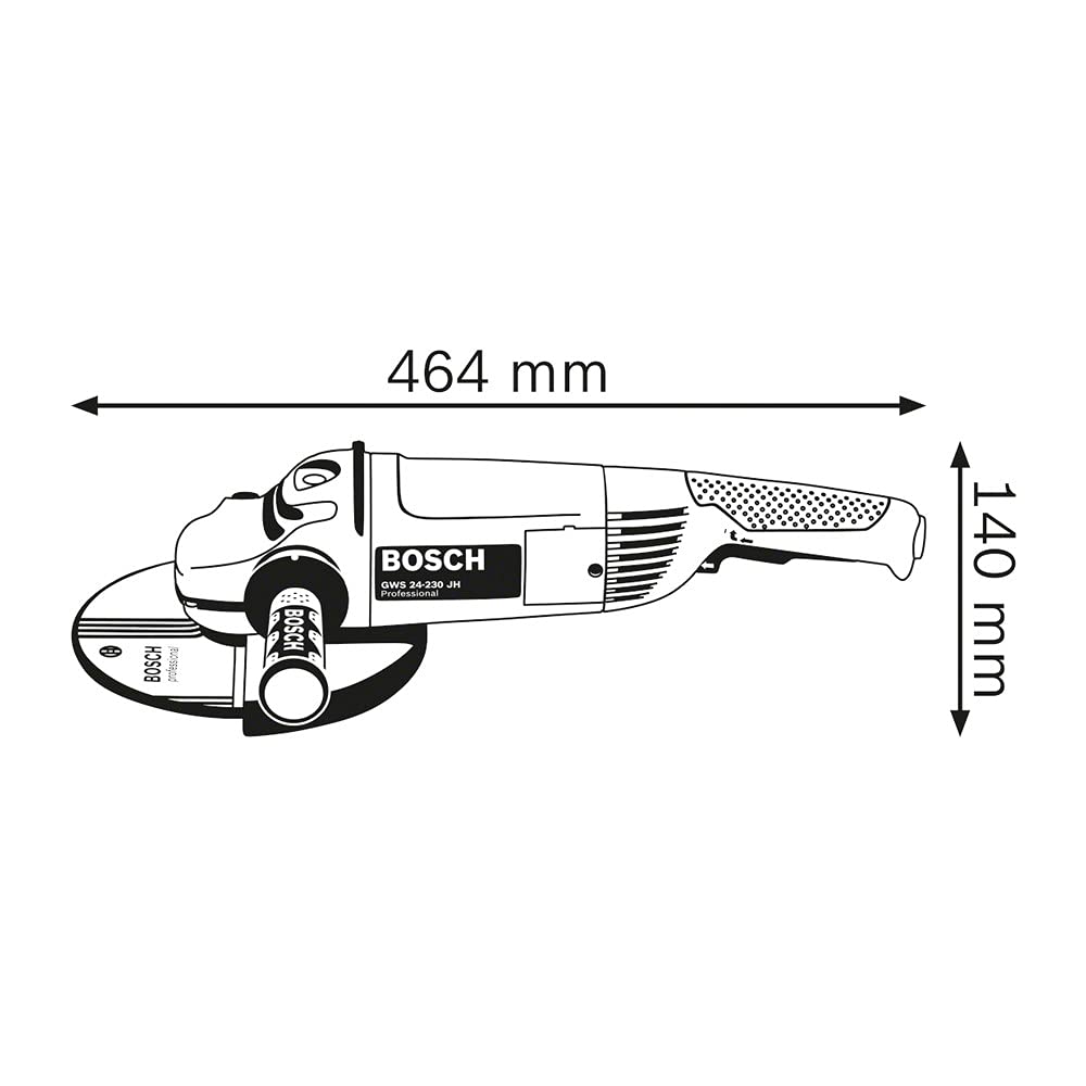 bosch-professional-winkelschleifer-gws-24-230-jh-230-mm-2400-watt-champion-motor image 2