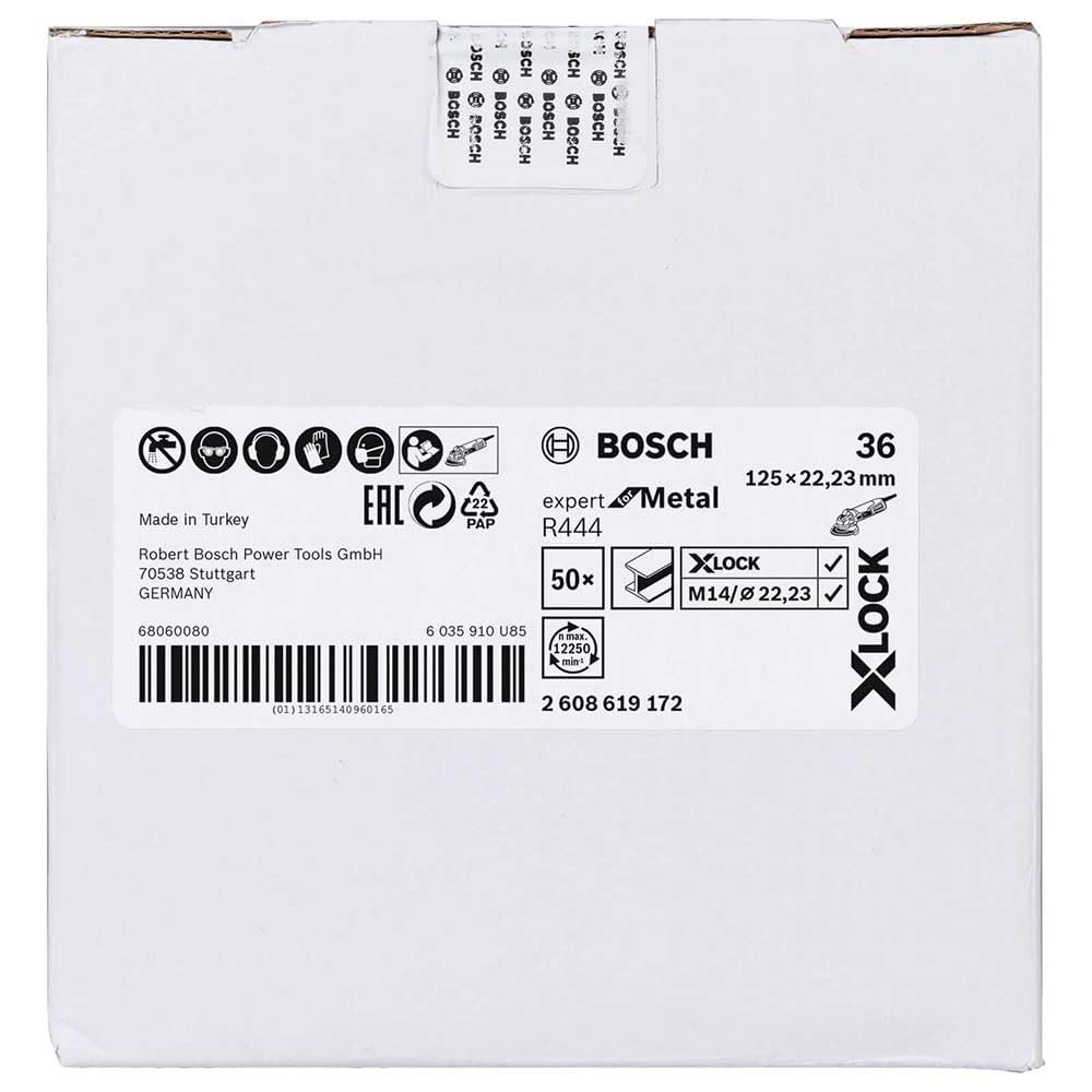 bosch-professional-expert-r444-fiberschleifscheibe-f-r-metall-x-lock-125-mm-k-rn image 2