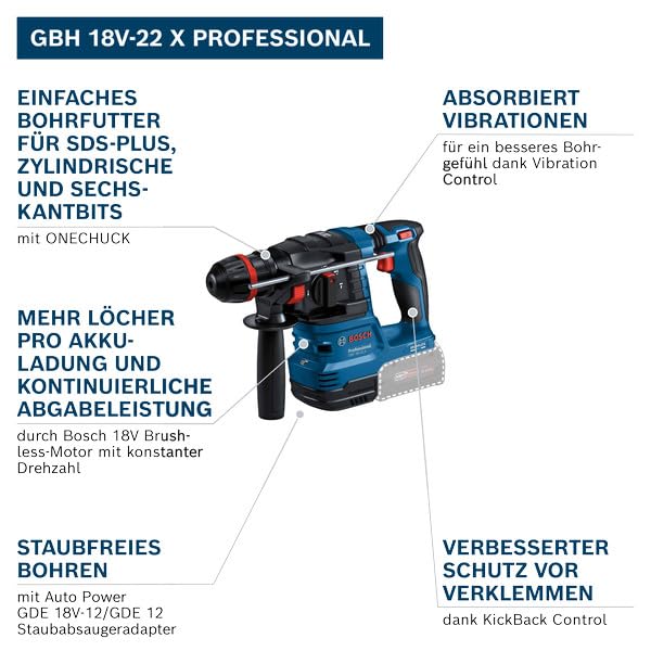 bosch-professional-gbh-18v-22-x-akku-bohrhammer-18v-system-onechuck-inkl-2x-gba- image 8