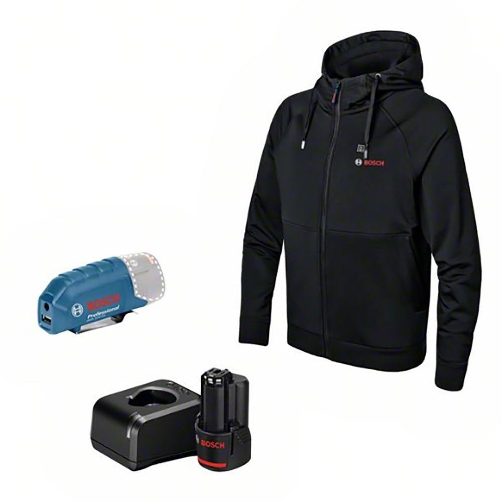 bosch-professional-beheizbare-sweatjacke-ghh-12-18v-xa-gr-e-m-inkl-usb-ladeadapt image 5