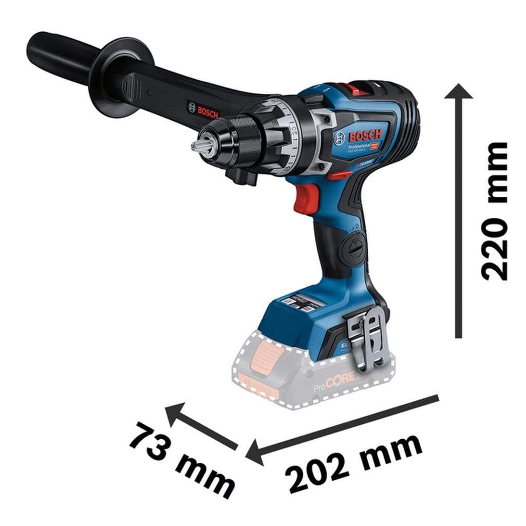 bosch-professional-18v-system-biturbo-akku-bohrschrauber-gsr-18v-150-c-150-nm-dr image 3