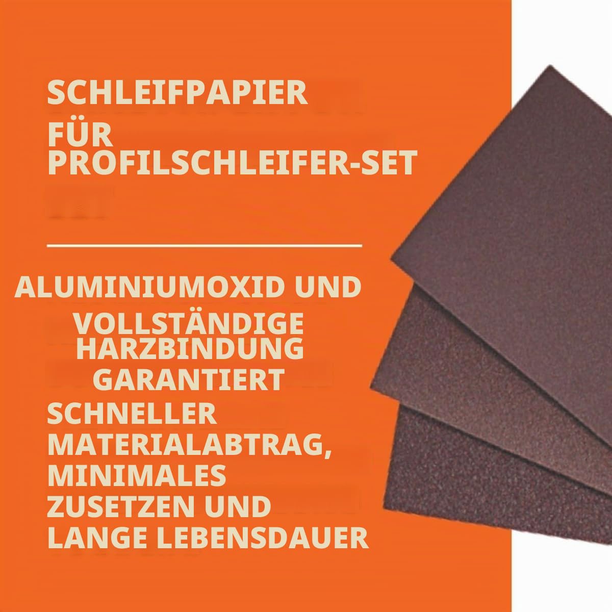 fein-schleifpapier-f-r-profil-schleifset-korn-80-25-st-ck-ungelocht-korund-f-r-f image 2