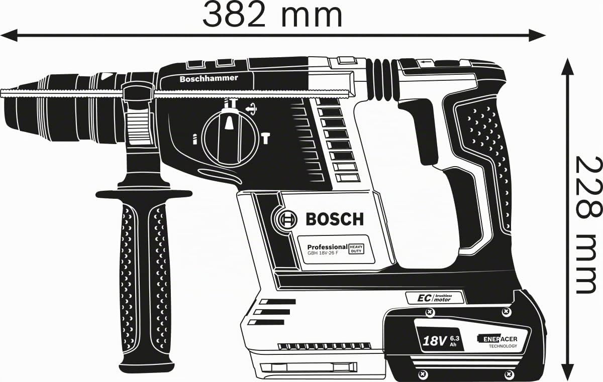 bosch-professional-gbh-18v-26-f-akku-bohrhammer-18v-system-mit-2x-6-0-ah-akku-ga image 2