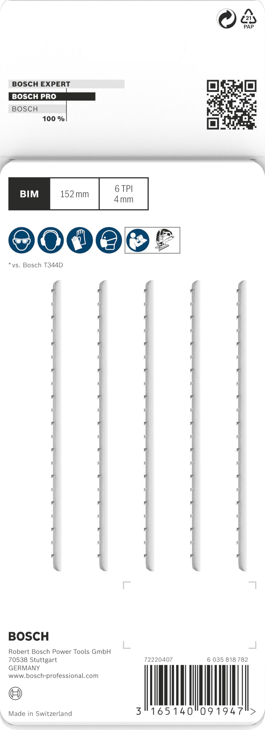 bosch-professional-t-344-df-speed-for-hardwood-stichs-geblatt-set-5-st-ck-152-mm image 4