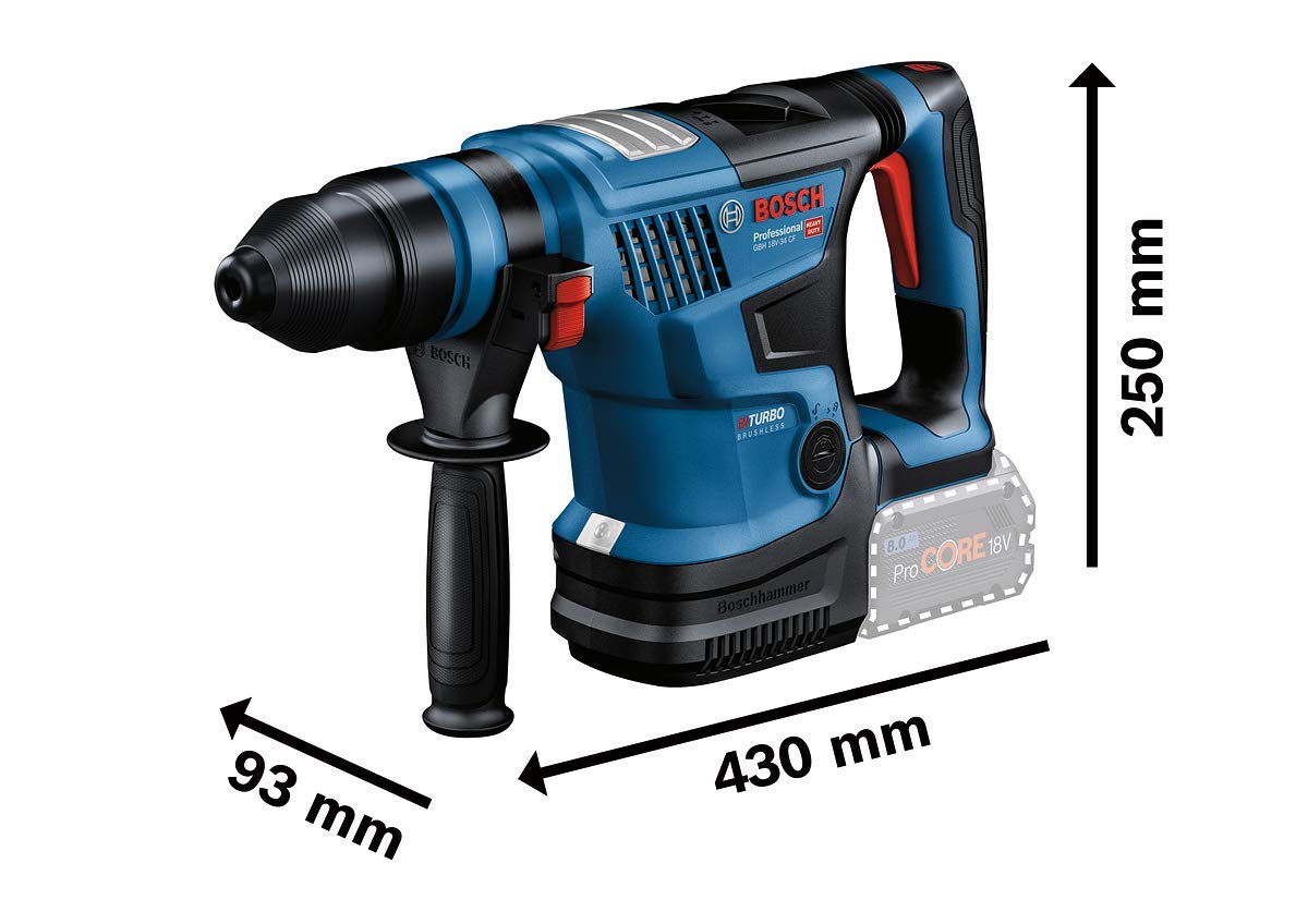 bosch-professional-18v-system-biturbo-akku-bohrhammer-gbh-18v-34-cf-sds-plus-set image 2