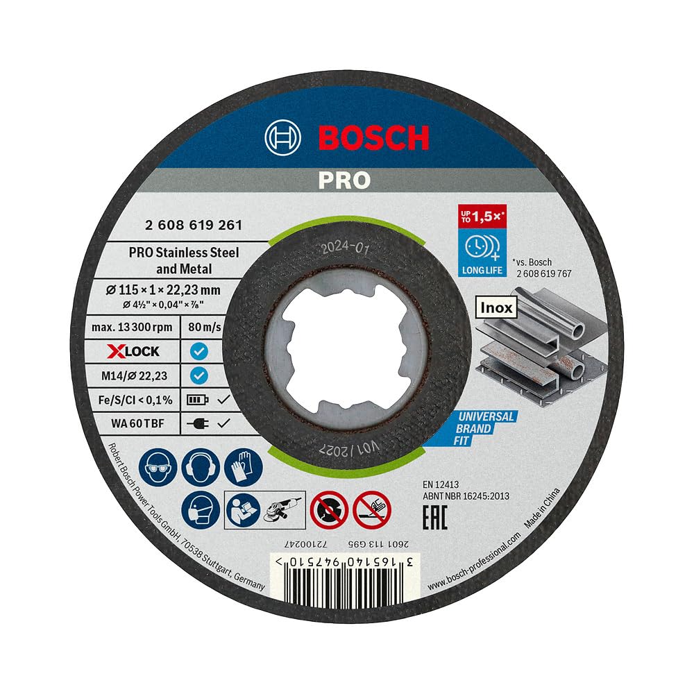 bosch-professional-standard-trennscheibe-f-r-inox-mit-x-lock-115-mm-1-mm-1-st-ck image 1