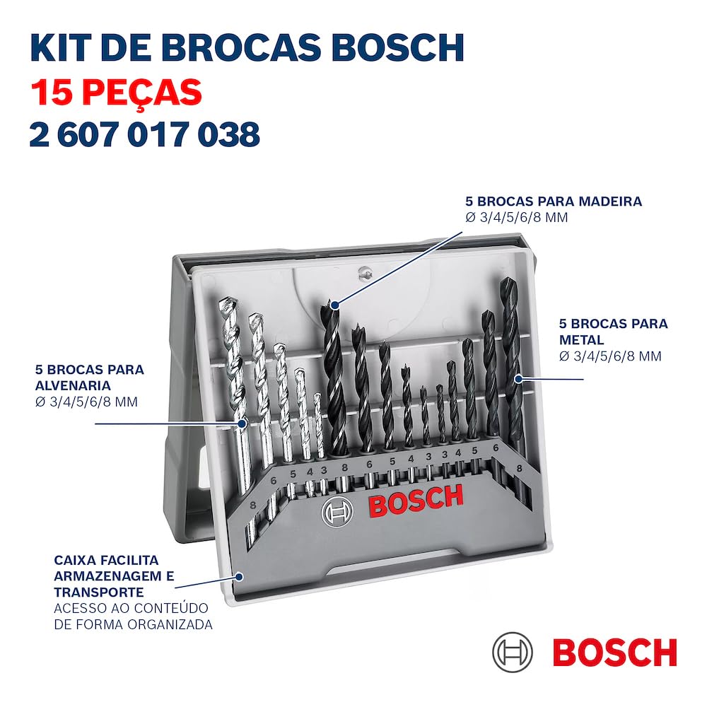 bosch-15tlg-bohrer-set-f-r-holz-stein-und-metall-3-8-mm-spiralbohrer-cyl-1-stein image 5