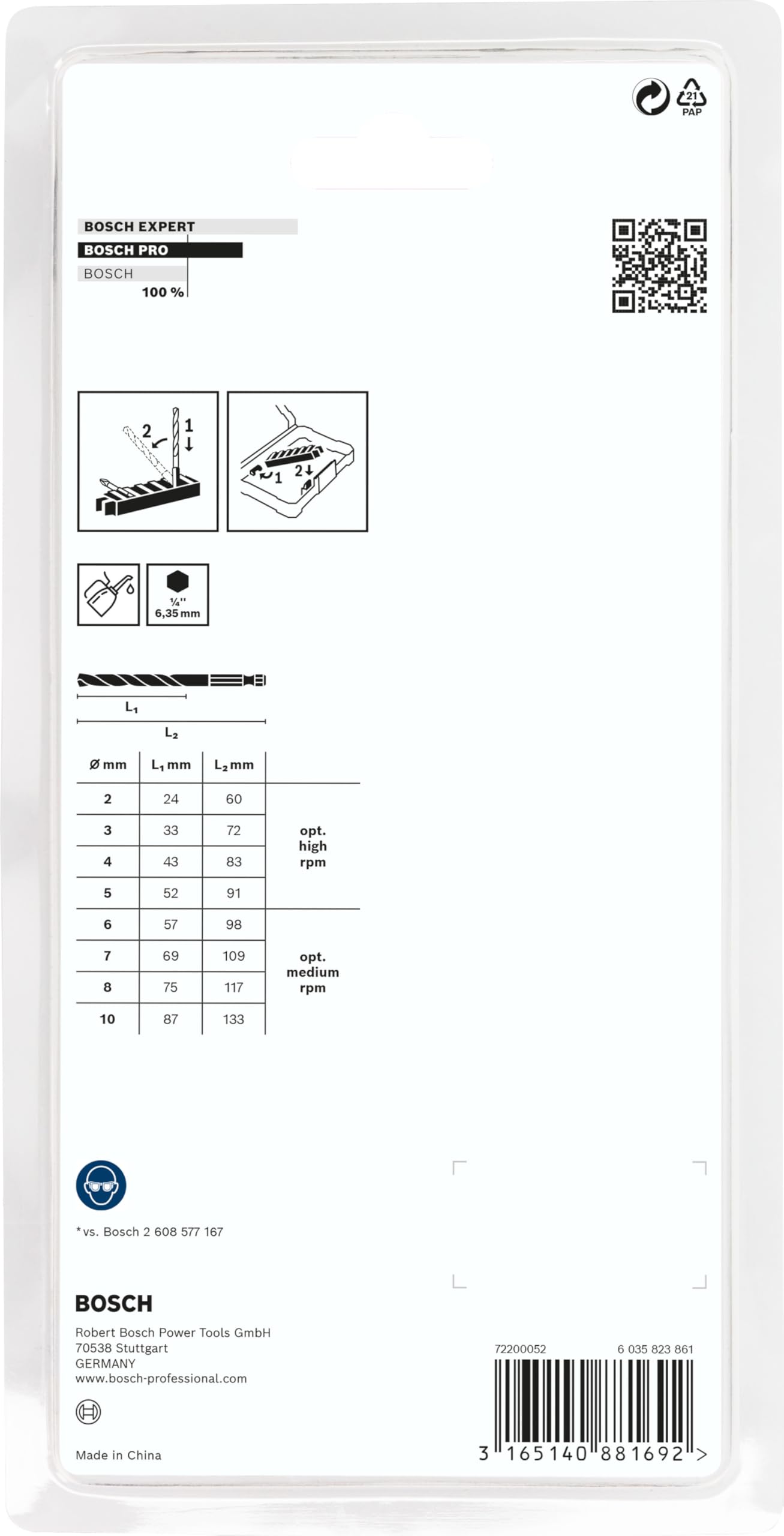 bosch-pro-metal-hss-g-impact-spiralbohrer-set-8-tlg-2-0-10-0-mm-sechskantschaft- image 3