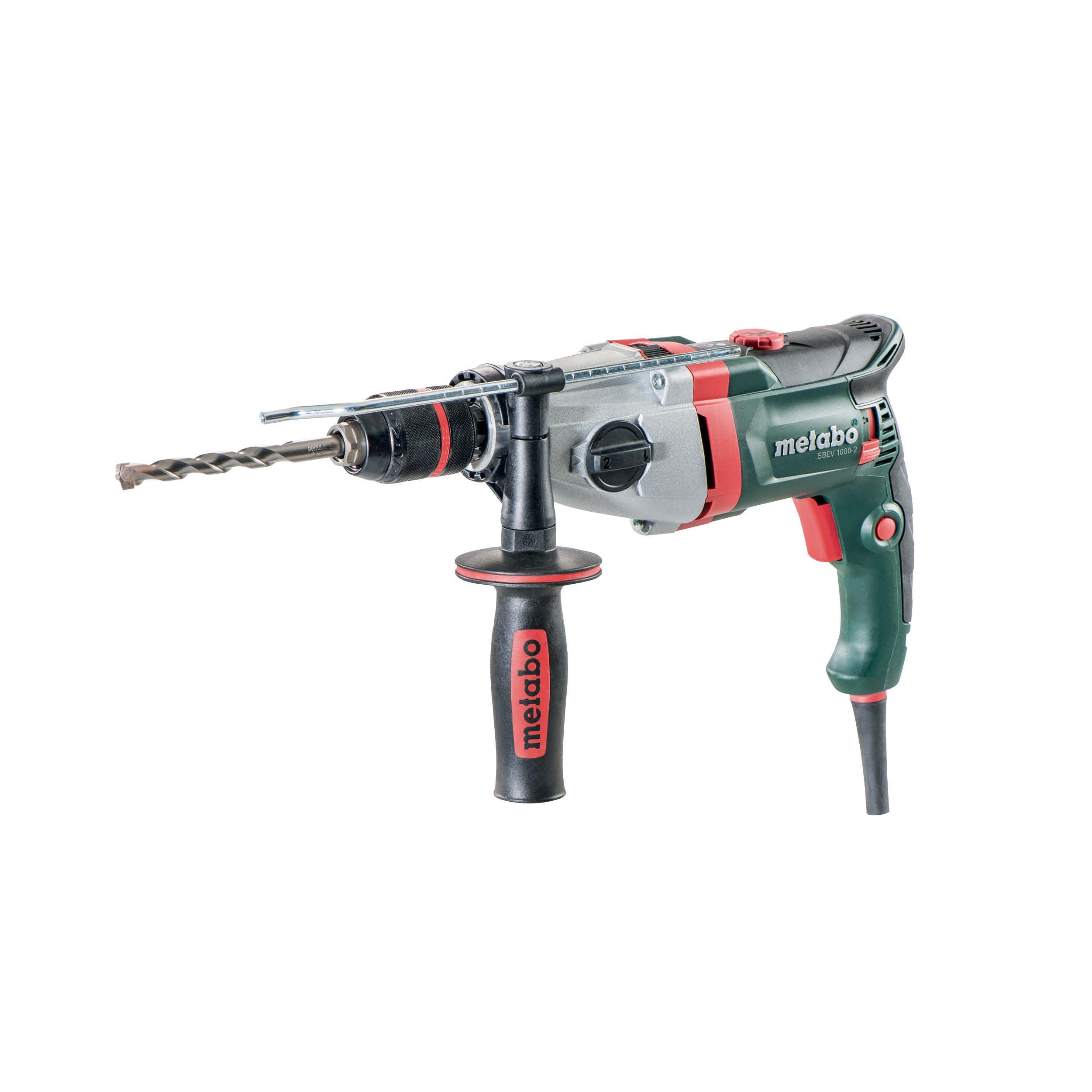 metabo-sbev-1000-2-schlagbohrmaschine-1010-w-mit-metabox-zweigang-getriebe-s-aut image 1