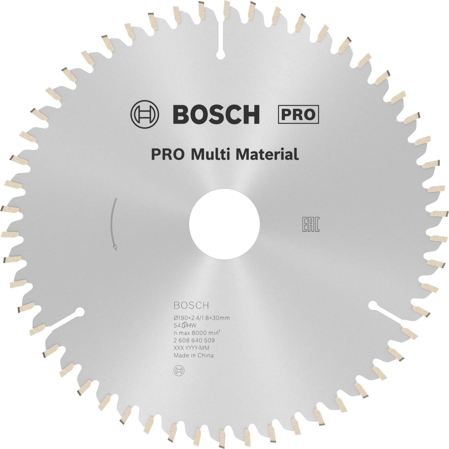 bosch-professional-2608640509-kreiss-geblatt-multi-material-190-mm-30-mm-bohrung image 1