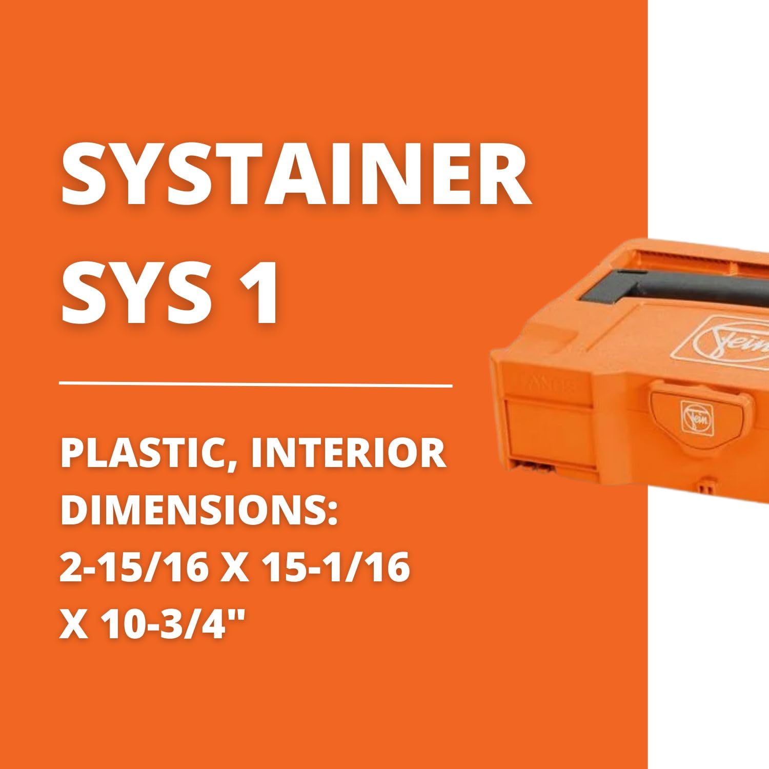 fein-systainer-sys-1-werkzeugkoffer-robuster-systemkoffer-f-r-werkzeug-und-zubeh image 2