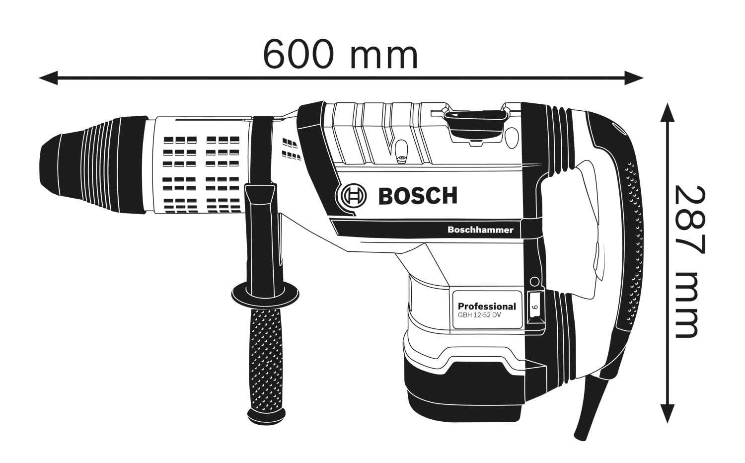 bosch-professional-bohrhammer-gbh-12-52-dv-1700-w-sds-max-bohrhammer-mit-19-j-ei image 3