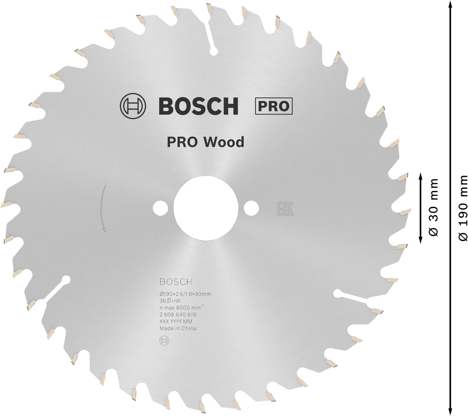 bosch-professional-2608640616-kreiss-geblatt-optiline-wood-190-mm-36-z-hne-bohru image 3