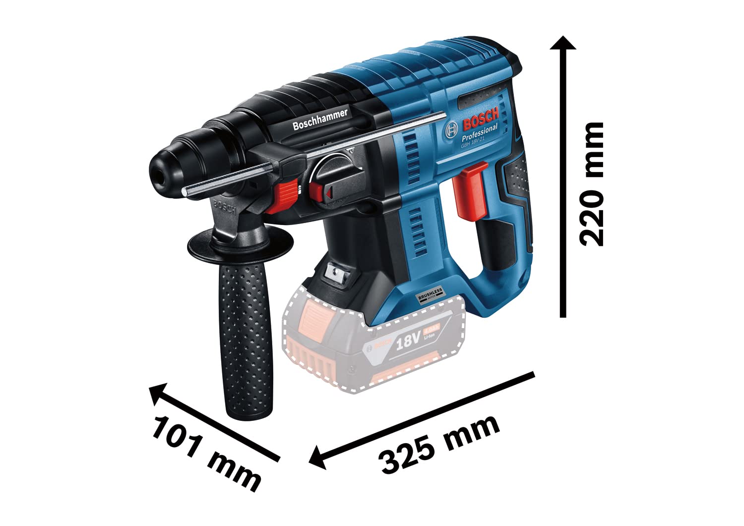 bosch-professional-gbh-18v-21-akku-bohrhammer-18v-system-sds-plus-2-j-b-rstenlos image 6