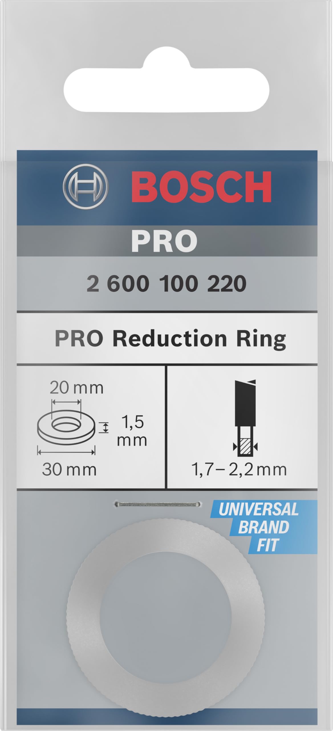 bosch-professional-reduzierring-f-r-kreiss-gebl-tter-2600100220-30-x-20-x-1-5-mm image 2