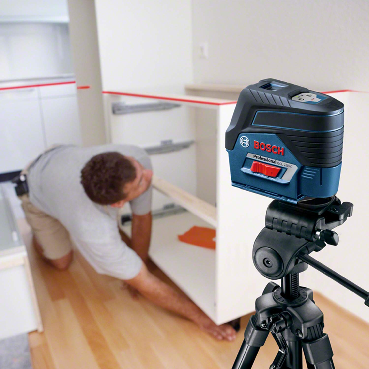 bosch-professional-12v-system-kreuzlinienlaser-gcl-2-50-c-rot-mit-rm-2-halterung image 7