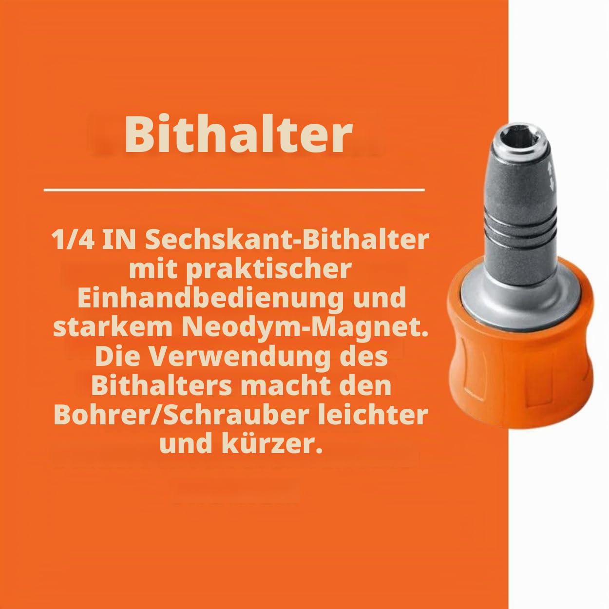fein-1-4-innensechskant-bithalter-mit-neodym-magnet-quickin-quickin-max-kompatib image 2
