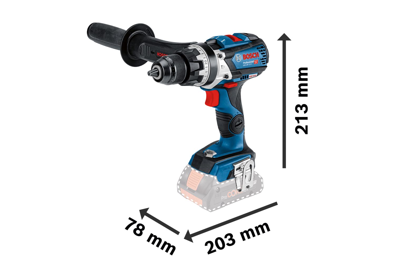 bosch-professional-gsb-18v-110-c-akku-schlagbohrschrauber-set-2-5-0-ah-akku-schn image 3