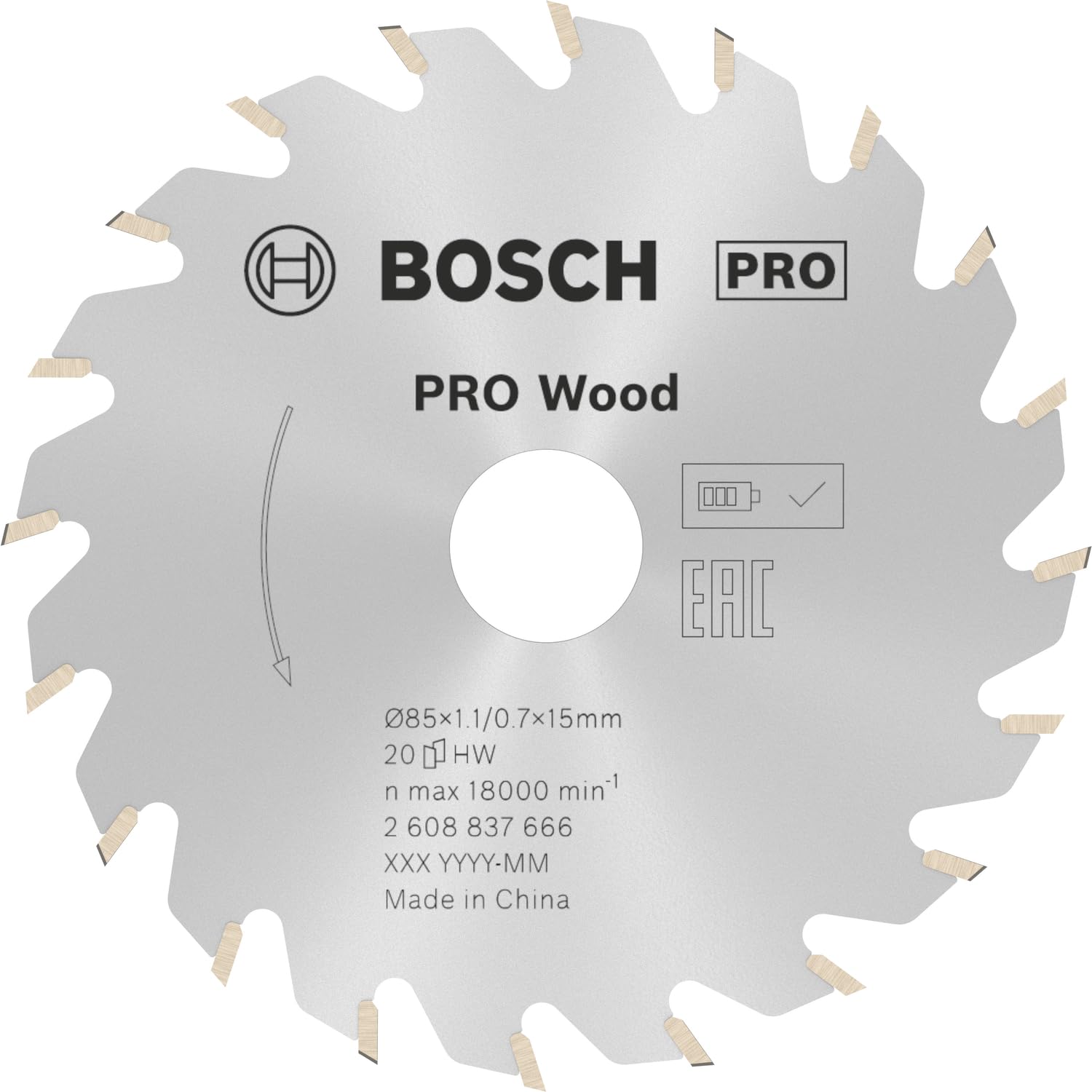 bosch-professional-pro-wood-kreiss-geblatt-f-r-akku-handkreiss-gen-85-x-1-1-x-15 image 1