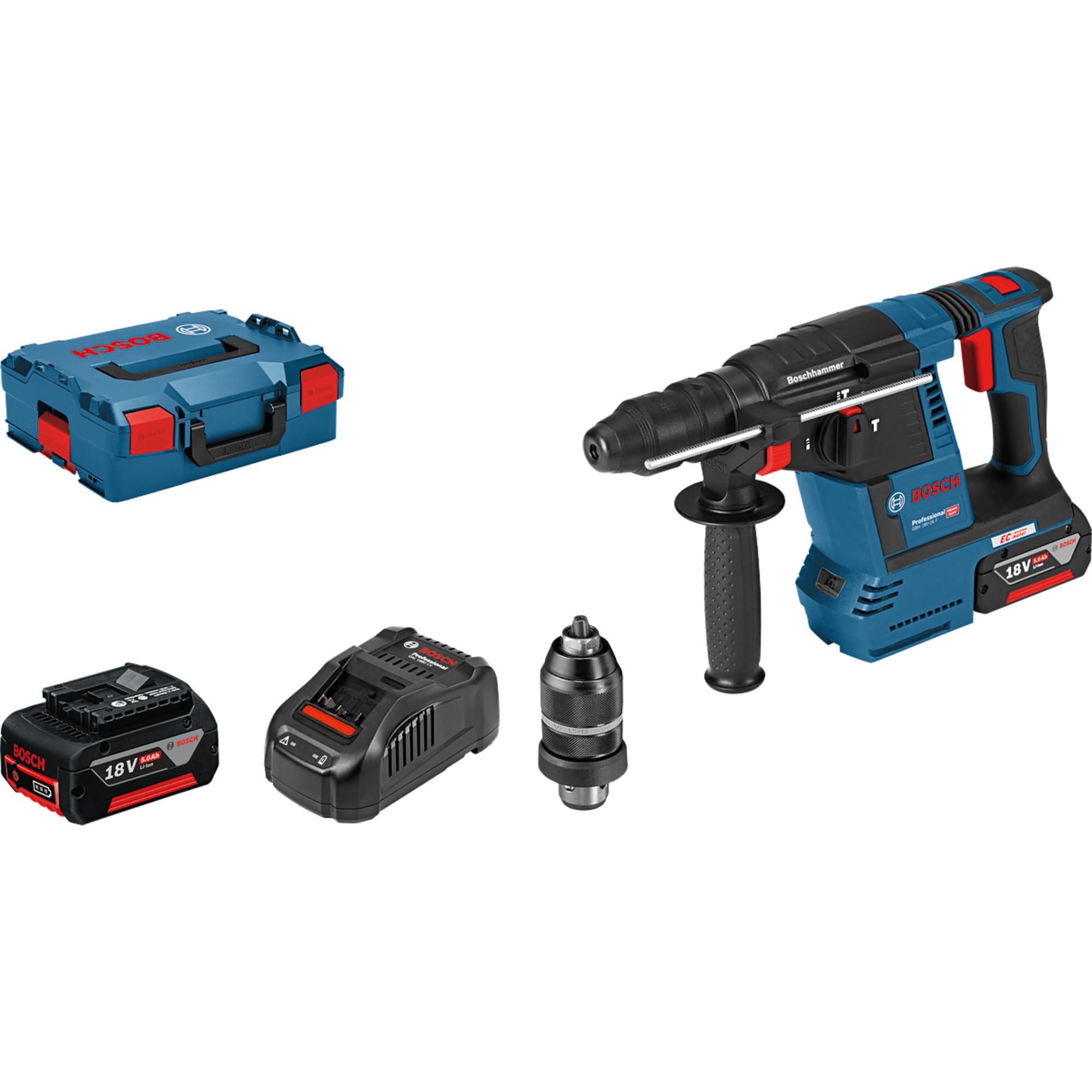 bosch-professional-18v-system-akku-bohrhammer-gbh-18v-26-f-mit-schnellspannbohrf image 8