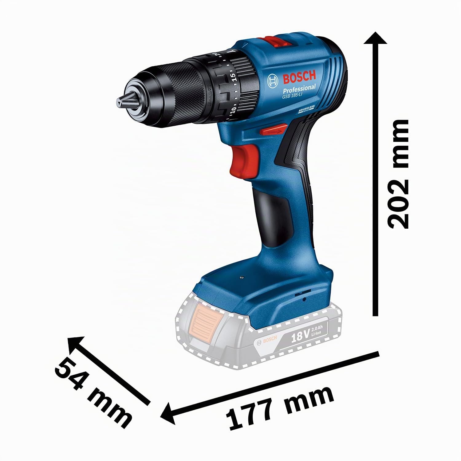 bosch-professional-18v-doppelset-akku-drehschlagschrauber-gdr-18v-215-215-nm-boh image 4