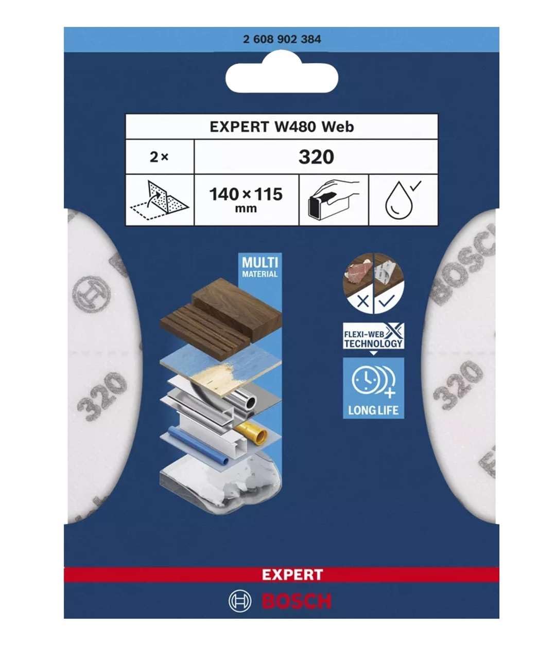 bosch-expert-w480-web-handschleifblatt-set-9-teilig-flexi-web-technologie-115x14 image 7