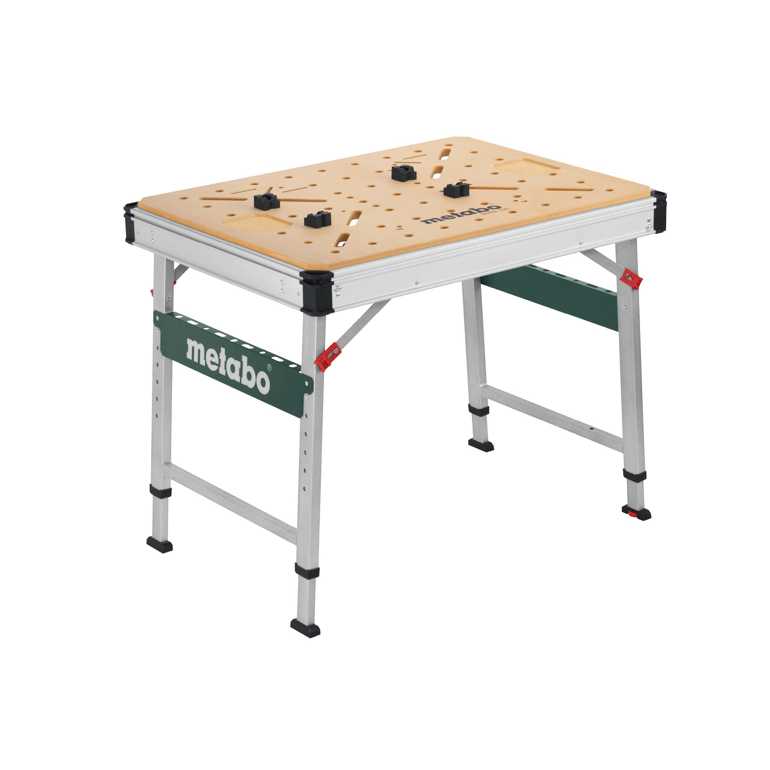 metabo-multifunktionstisch-mwb-100-klappbare-werkbank-mobiler-s-gebock-bis-120-k image 1