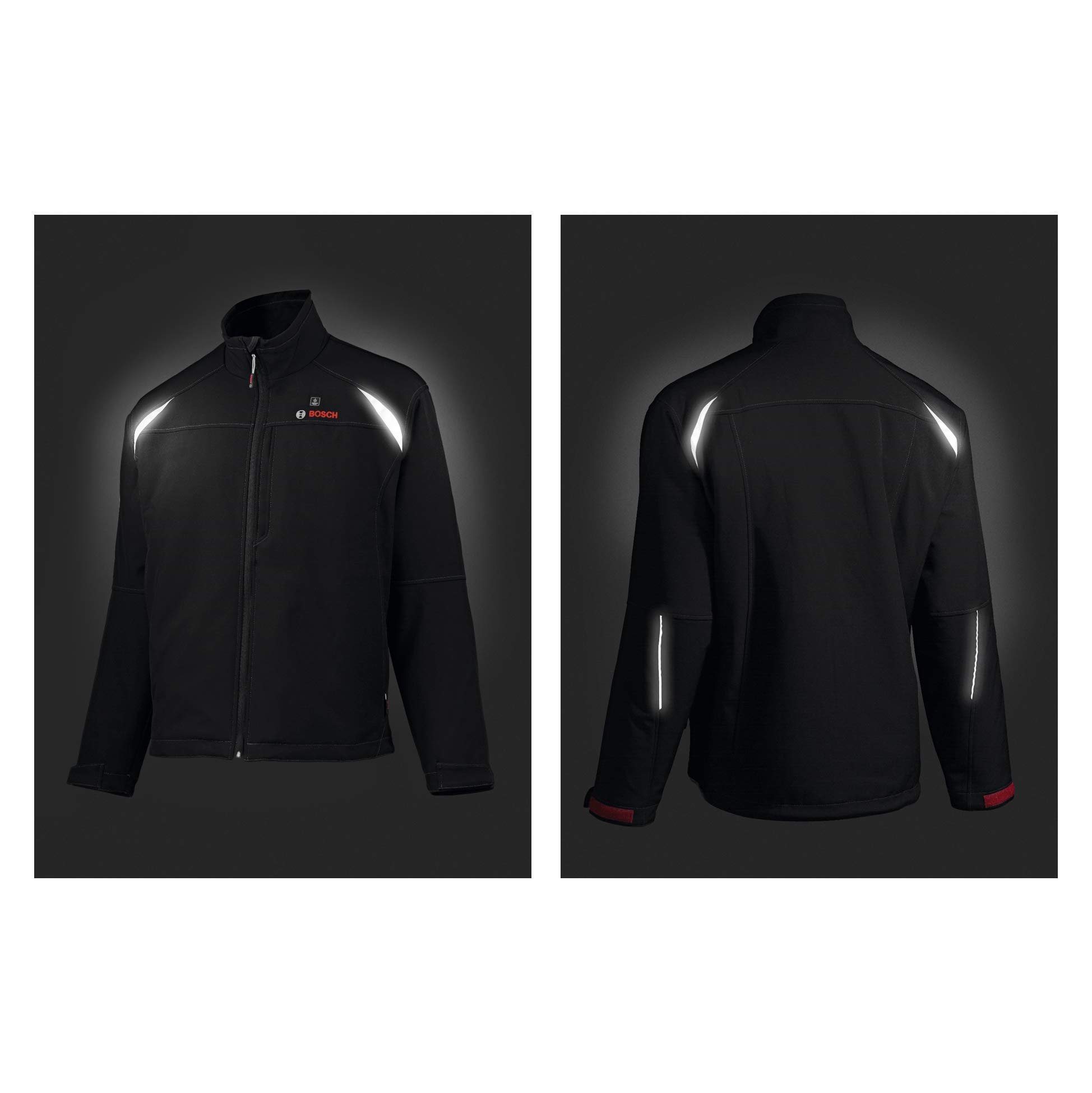 bosch-professional-ghj-12-18v-beheizbare-softshell-jacke-unisex-inkl-2-0-ah-akku image 7