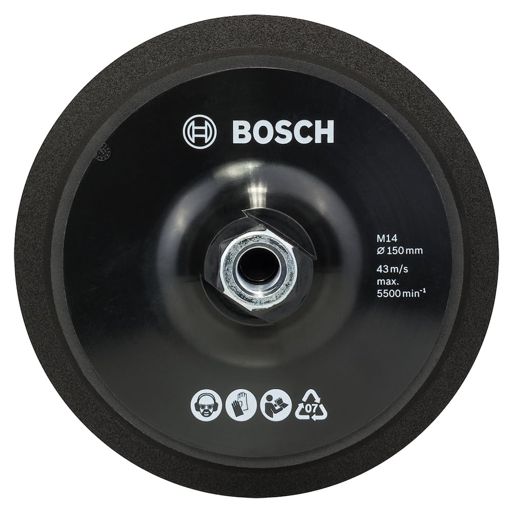bosch-professional-gummischleifteller-150-mm-modell-2608612027-f-r-polieraufgabe image 1