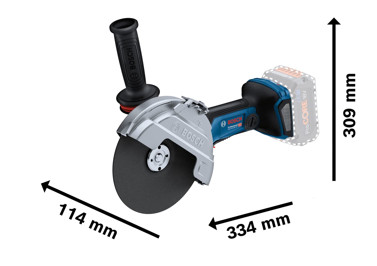 bosch-professional-18v-system-akku-winkelschleifer-gws-18v-180-pc-180-mm-230-mm- image 3