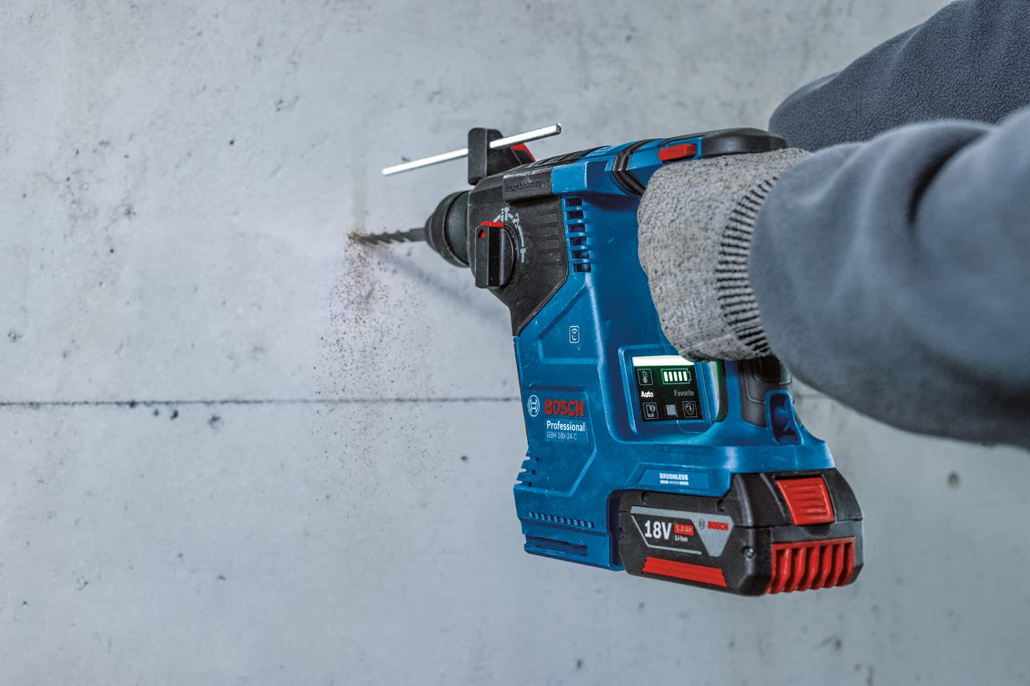 bosch-professional-gbh-18v-24-c-akku-bohrhammer-18v-system-sds-plus-b-rstenlos-i image 7