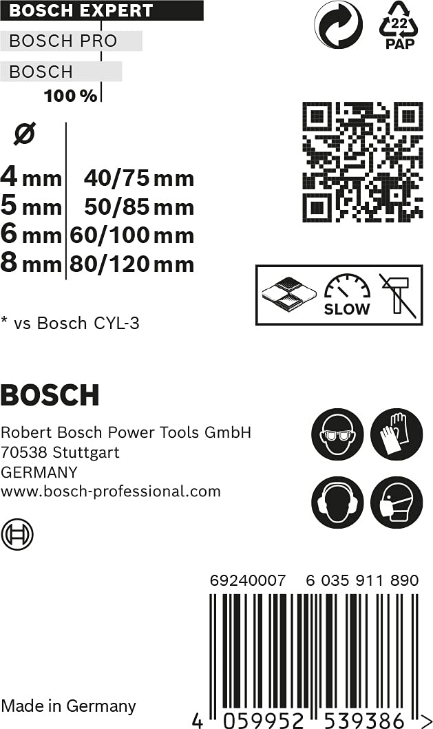 bosch-expert-cyl-9-multiconstruction-bohrer-set-4-tlg-4-5-6-8-mm-zylindrischer-s image 4