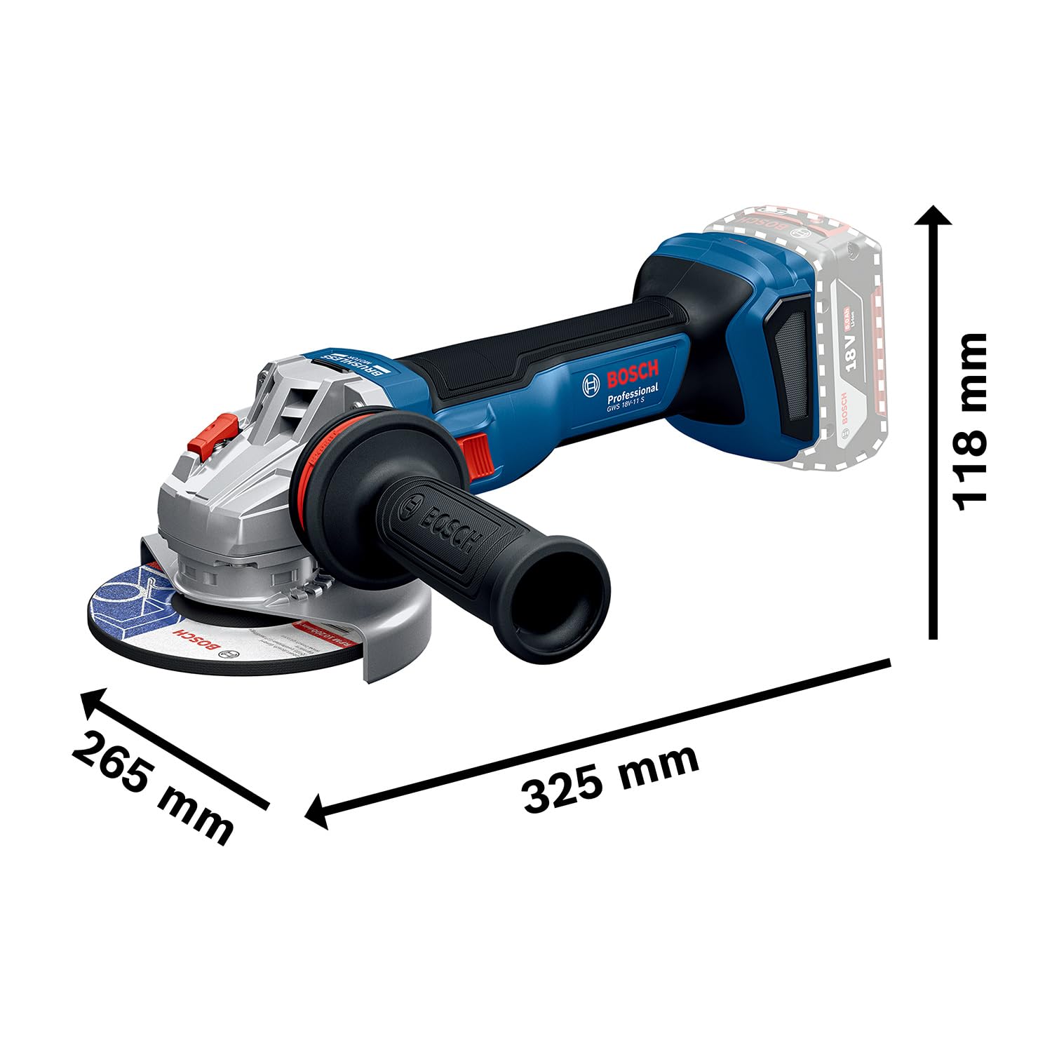 bosch-professional-18v-system-akku-winkelschleifer-gws-18v-11-s-125-mm-scheibend image 5