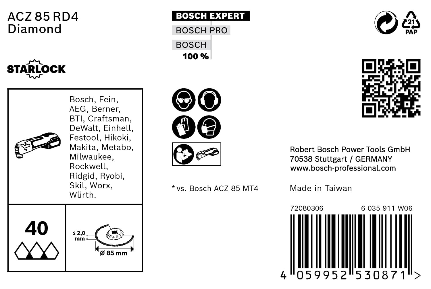 bosch-accessories-10x-expert-acz-85-rd4-segments-geblatt-85-mm-diamant-segmentbl image 5