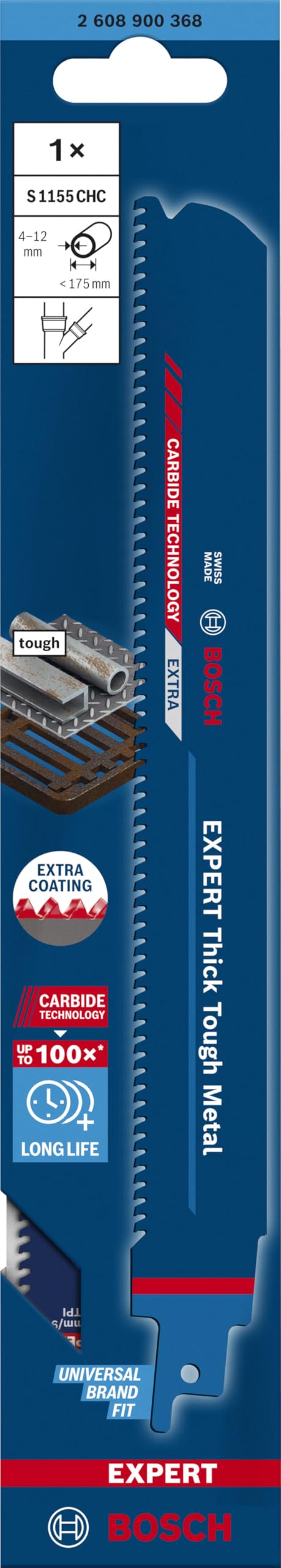 bosch-professional-expert-thick-tough-metal-s-1155-chc-s-bels-geblatt-225-mm-car image 2