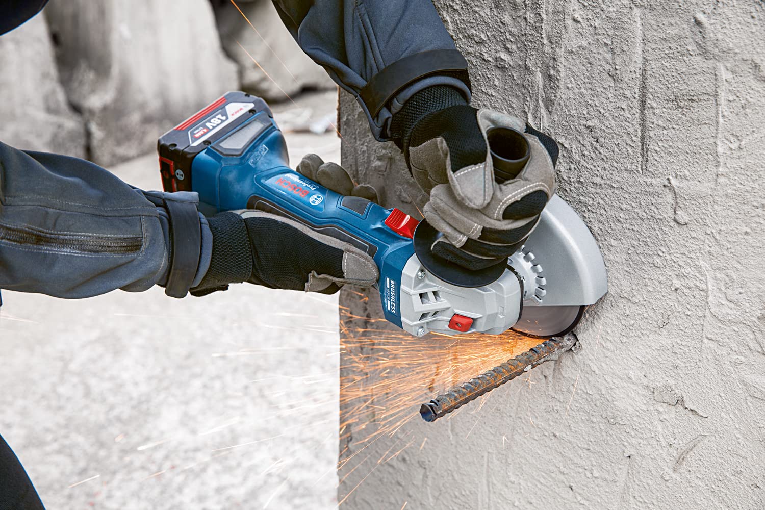 bosch-professional-18v-system-combo-kit-winkelschleifer-gws-18v-7-bohrhammer-gbh image 2