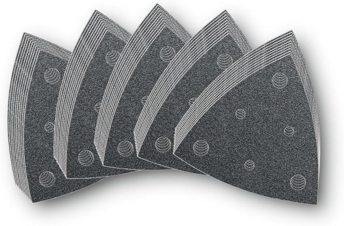 fein-dreieckschleifpapier-sortiment-gelocht-50-schleifbl-tter-in-k-rnungen-60-24 image 1
