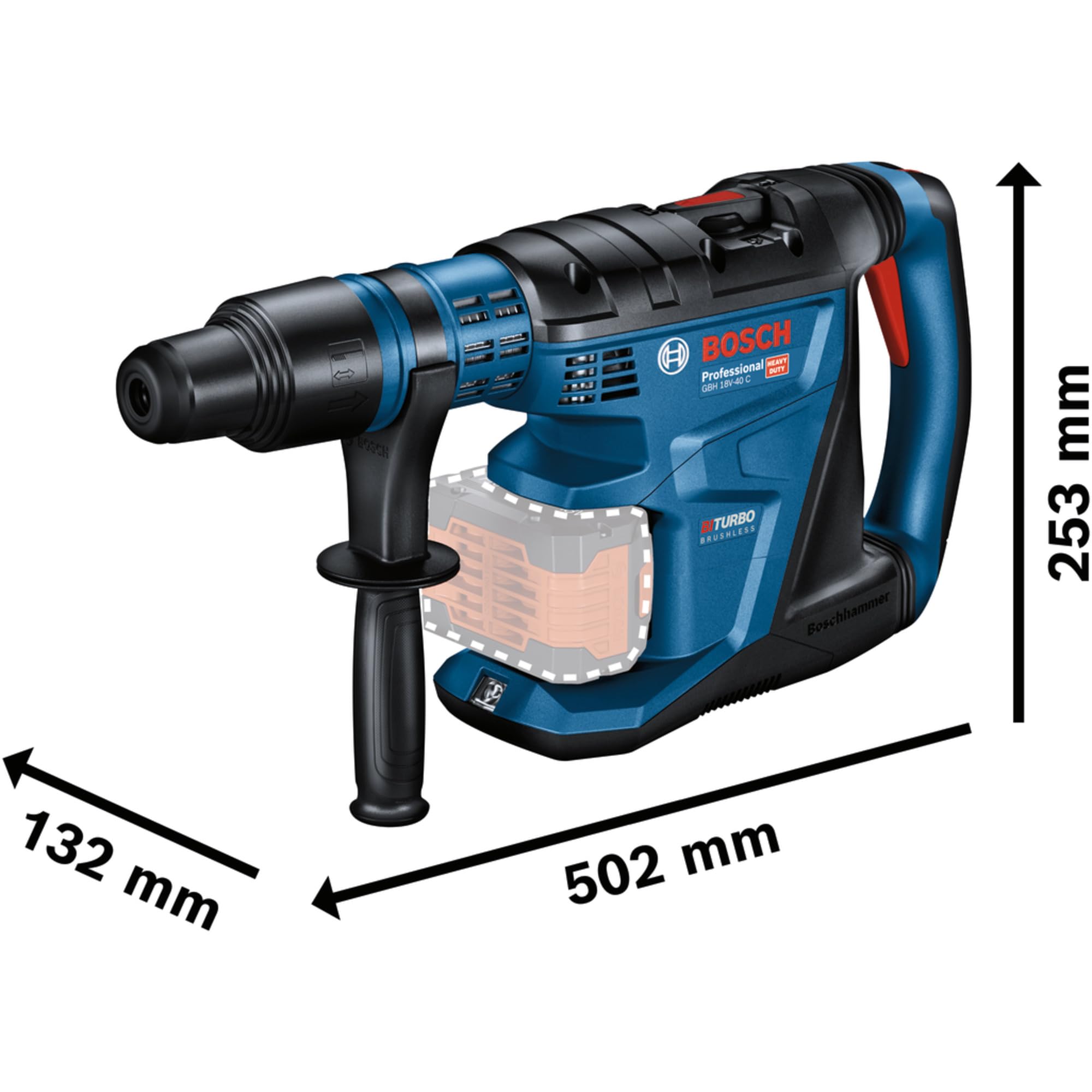 bosch-professional-gbh-18v-40-c-akku-bohrhammer-biturbo-brushless-18v-system-9-0 image 2