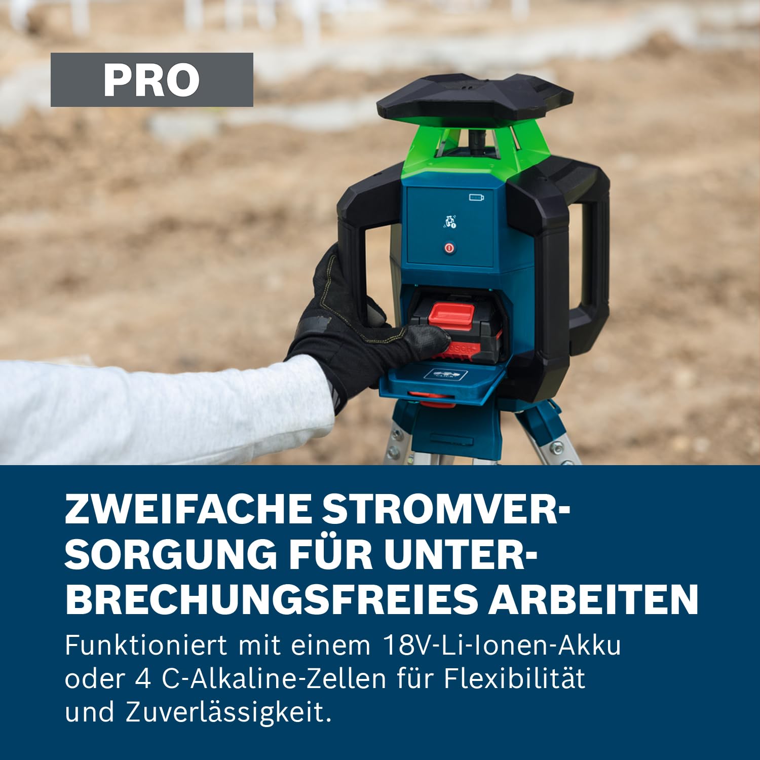 bosch-pro-grl18v-3-31g-rotationslaser-mit-gr-nem-laser-ip66-zweifache-stromverso image 6
